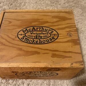 Wooden Storage Box - Brown